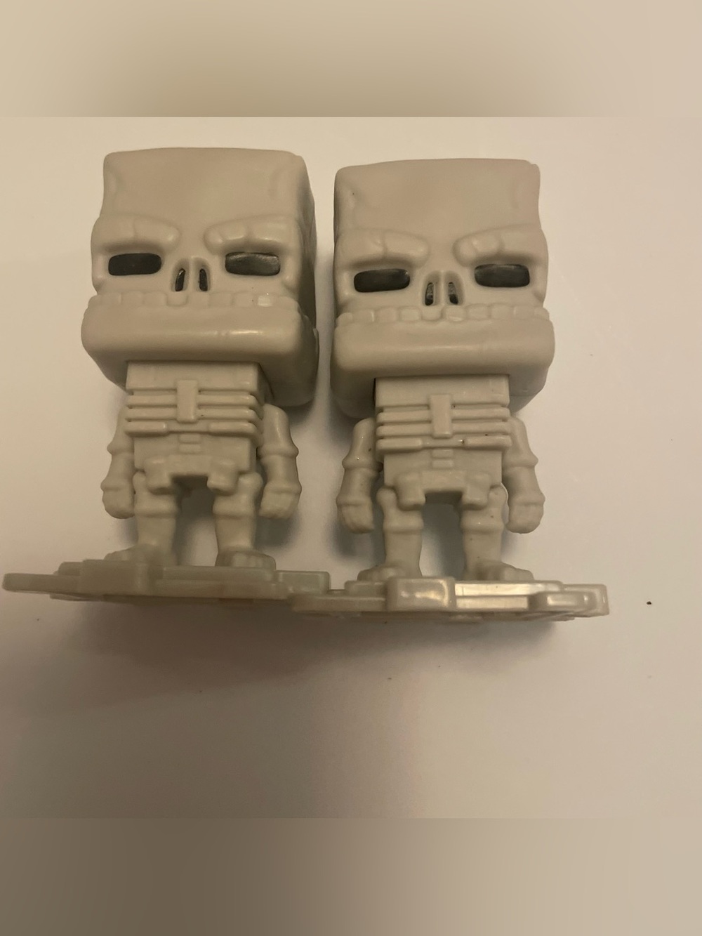 Skeleton Duo Figures White Collectible Kids Toy